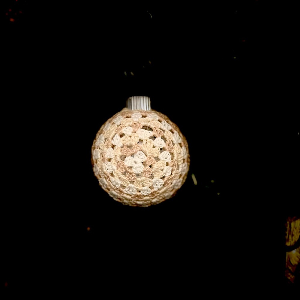 Crocheted Christmas ornament